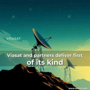 Artistic representation for Viasat and partners deliver first of its kind