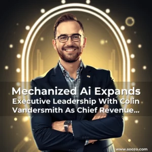 Artistic representation for Mechanized Ai Expands Executive Leadership With Colin Vandersmith As Chief Revenue Officer, Aiming For A $1 Billion Revenue Milestone!