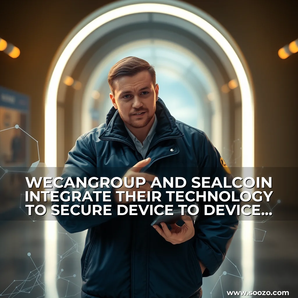 Artistic representation for WECANGROUP AND SEALCOIN INTEGRATE THEIR TECHNOLOGY TO SECURE DEVICE TO DEVICE TRANSACTIONS WITH STATE OF THE ART KYO KNOW YOUR OBJECT SOLUTION BASED IN SWITZERLAND