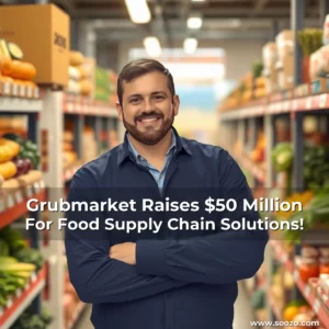Artistic representation for Grubmarket Raises $50 Million For Food Supply Chain Solutions!