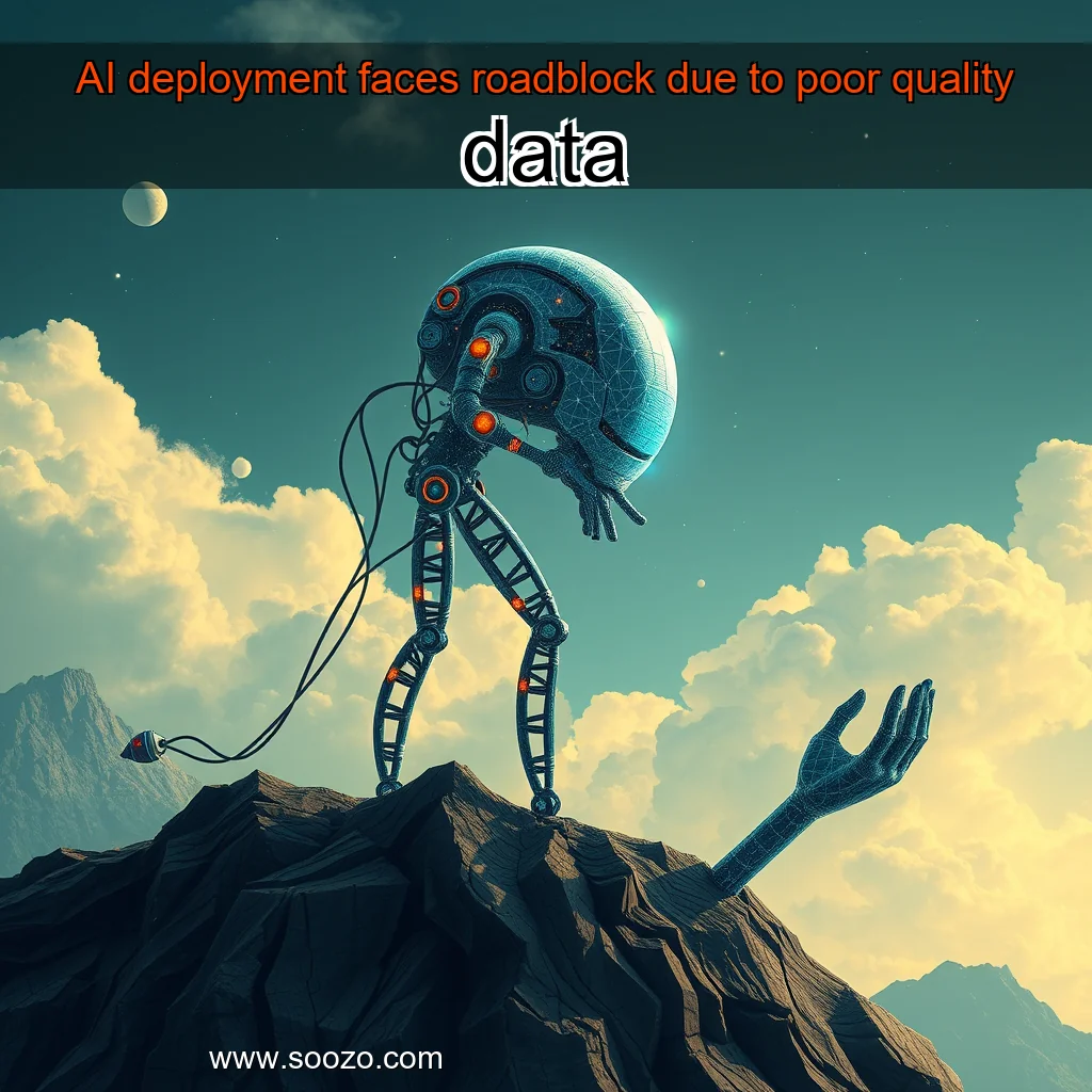 Artistic representation for AI deployment faces roadblock due to poor quality data
