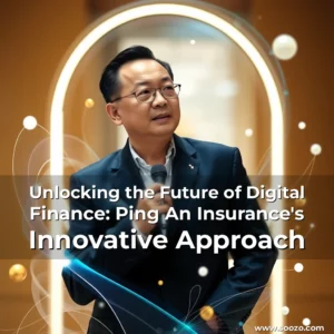 Artistic representation for Unlocking the Future of Digital Finance: Ping An Insurance's Innovative Approach