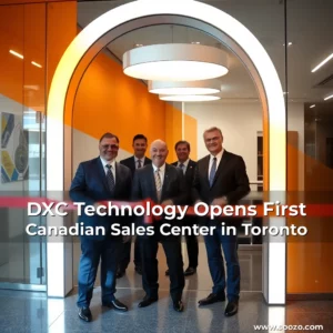 Artistic representation for DXC Technology Opens First Canadian Sales Center in Toronto