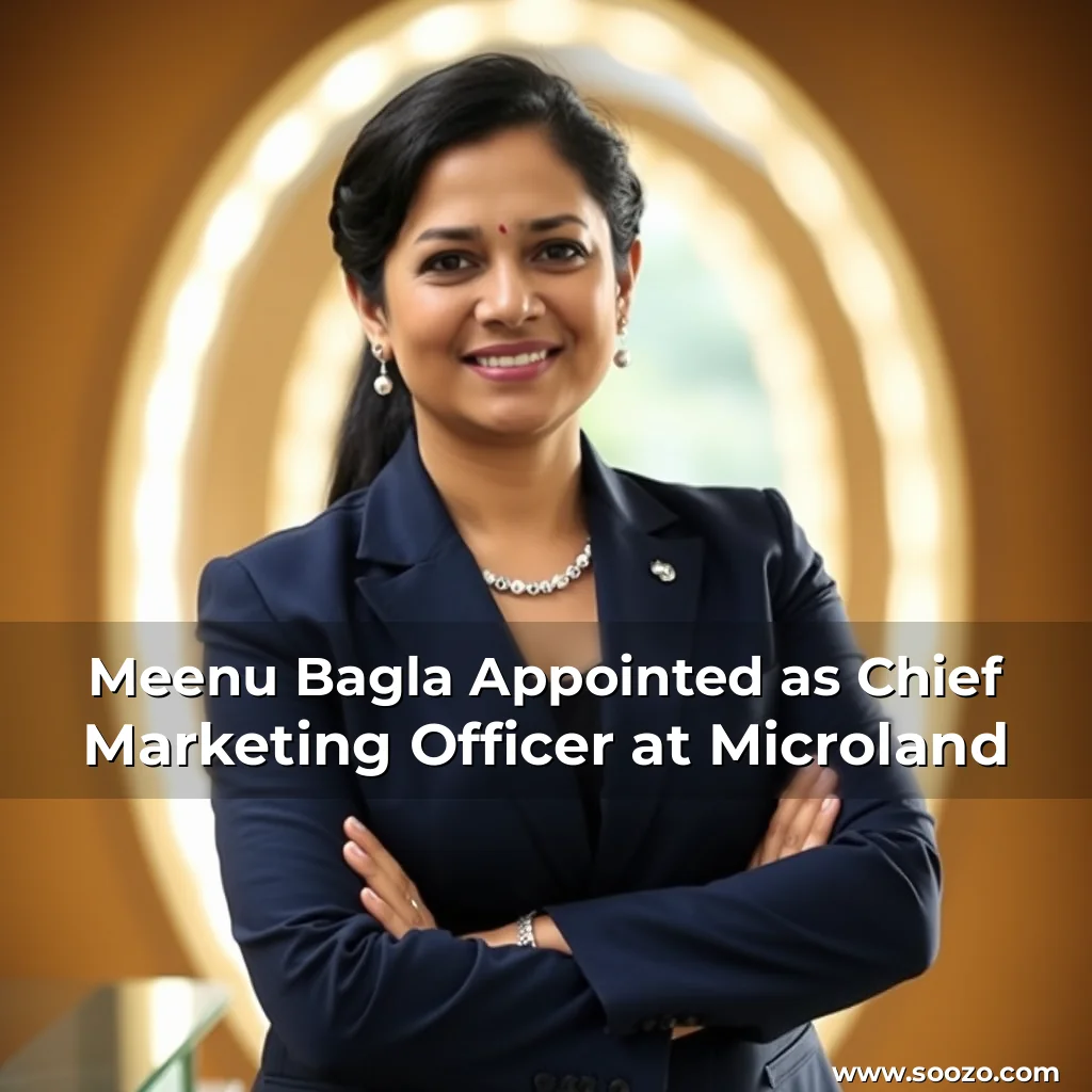 Artistic representation for Meenu Bagla Appointed as Chief Marketing Officer at Microland