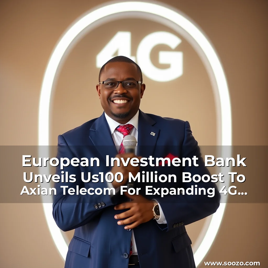 Artistic representation for European Investment Bank Unveils Us100 Million Boost To Axian Telecom For Expanding 4G And 5G Networks In Tanzania And Madagascar!
