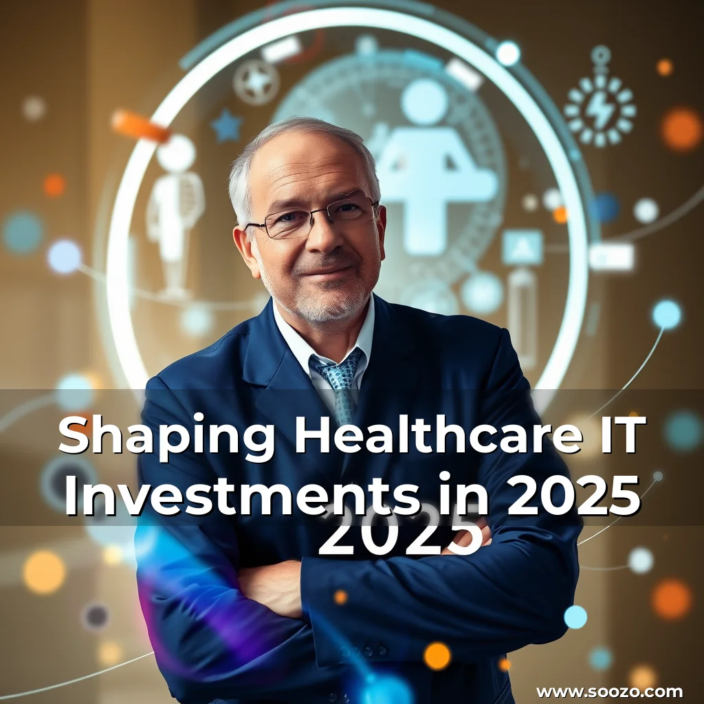 Artistic representation for Shaping Healthcare IT Investments in 2025