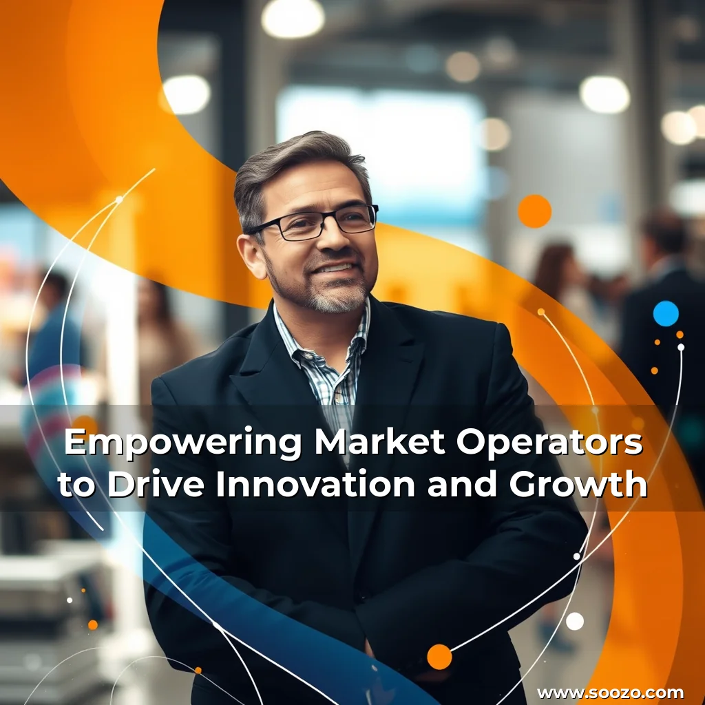 Artistic representation for Empowering Market Operators to Drive Innovation and Growth