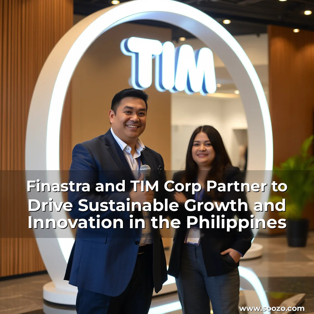 Artistic representation for Finastra and TIM Corp Partner to Drive Sustainable Growth and Innovation in the Philippines