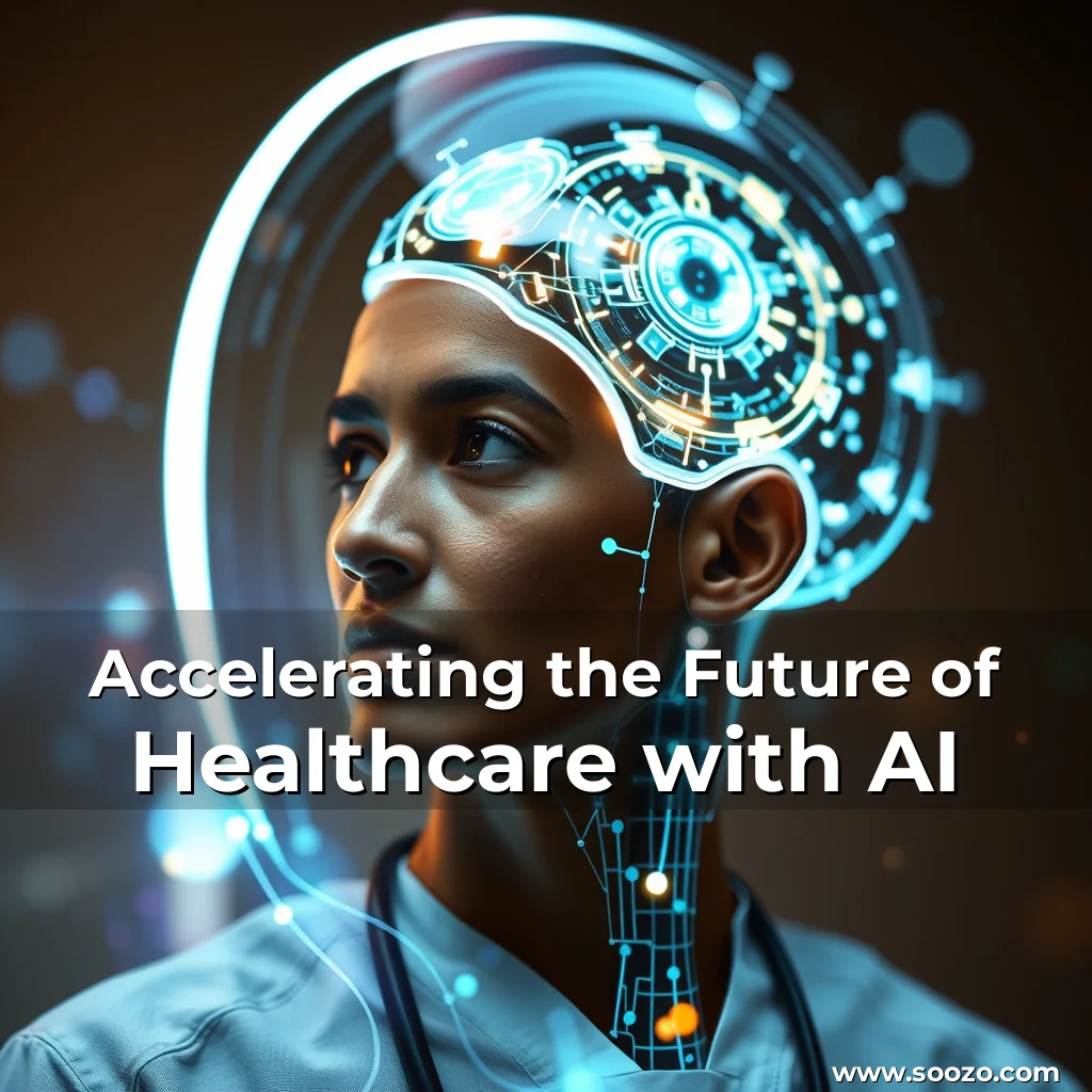 Artistic representation for Accelerating the Future of Healthcare with AI