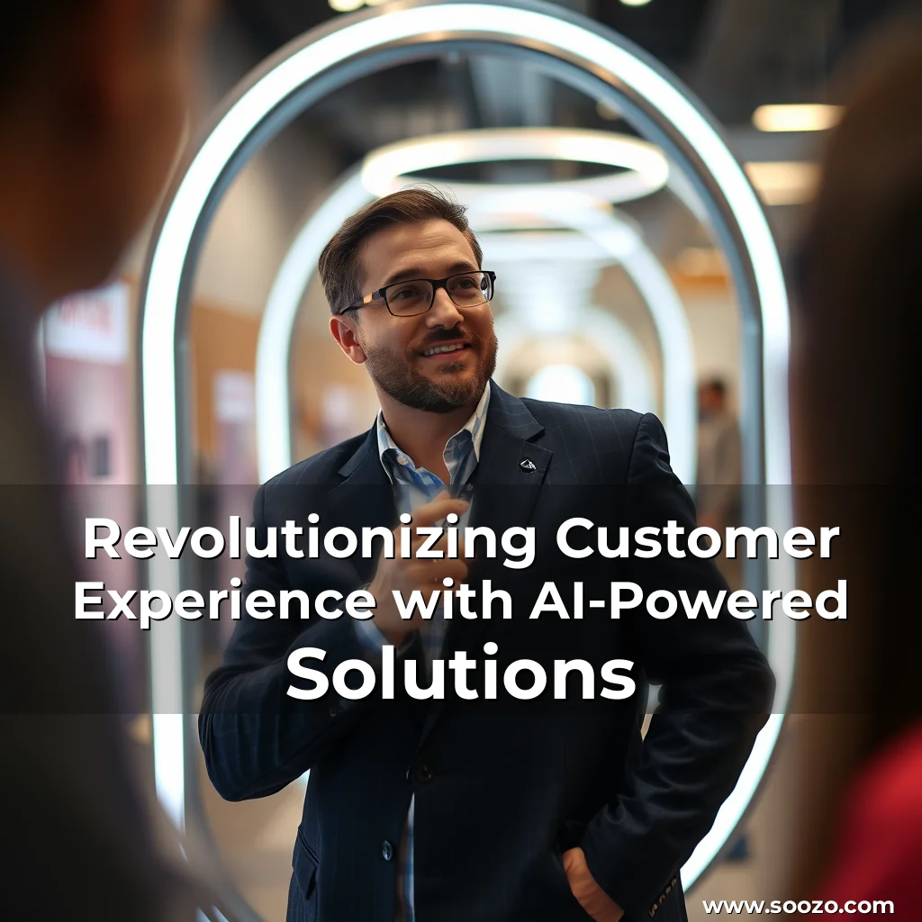 Artistic representation for Revolutionizing Customer Experience with AI-Powered Solutions
