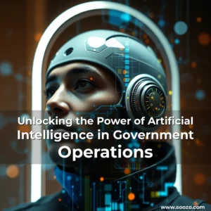 Artistic representation for Unlocking the Power of Artificial Intelligence in Government Operations