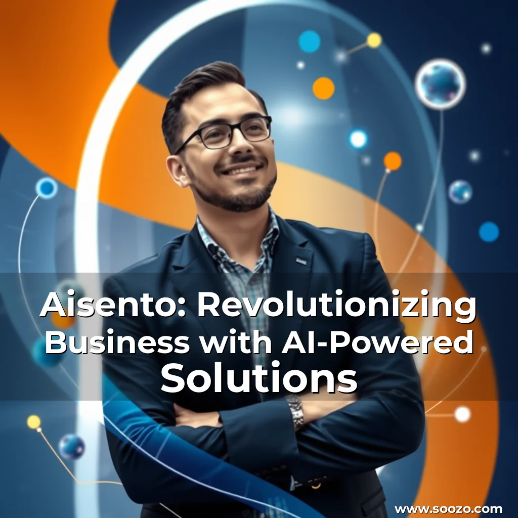 Artistic representation for Aisento: Revolutionizing Business with AI-Powered Solutions