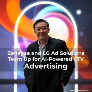 Artistic representation for Zenapse and LG Ad Solutions Team Up for AI-Powered CTV Advertising
