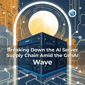 Artistic representation for Breaking Down the AI Server Supply Chain Amid the GenAI Wave