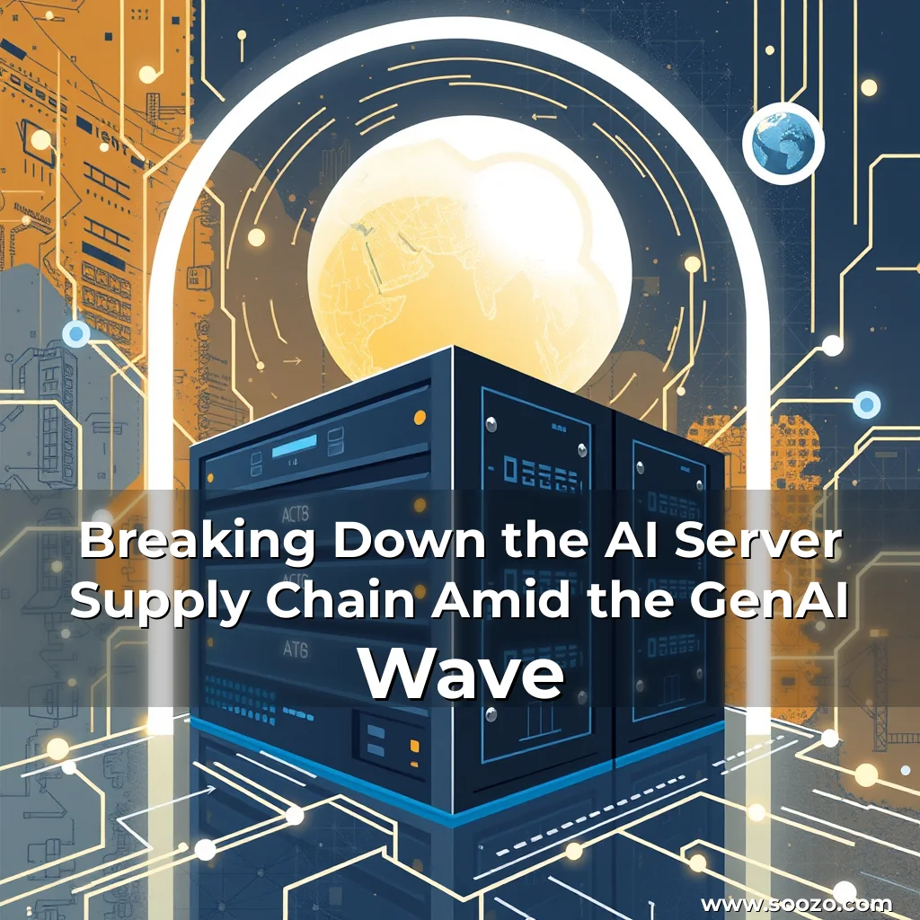 Artistic representation for Breaking Down the AI Server Supply Chain Amid the GenAI Wave