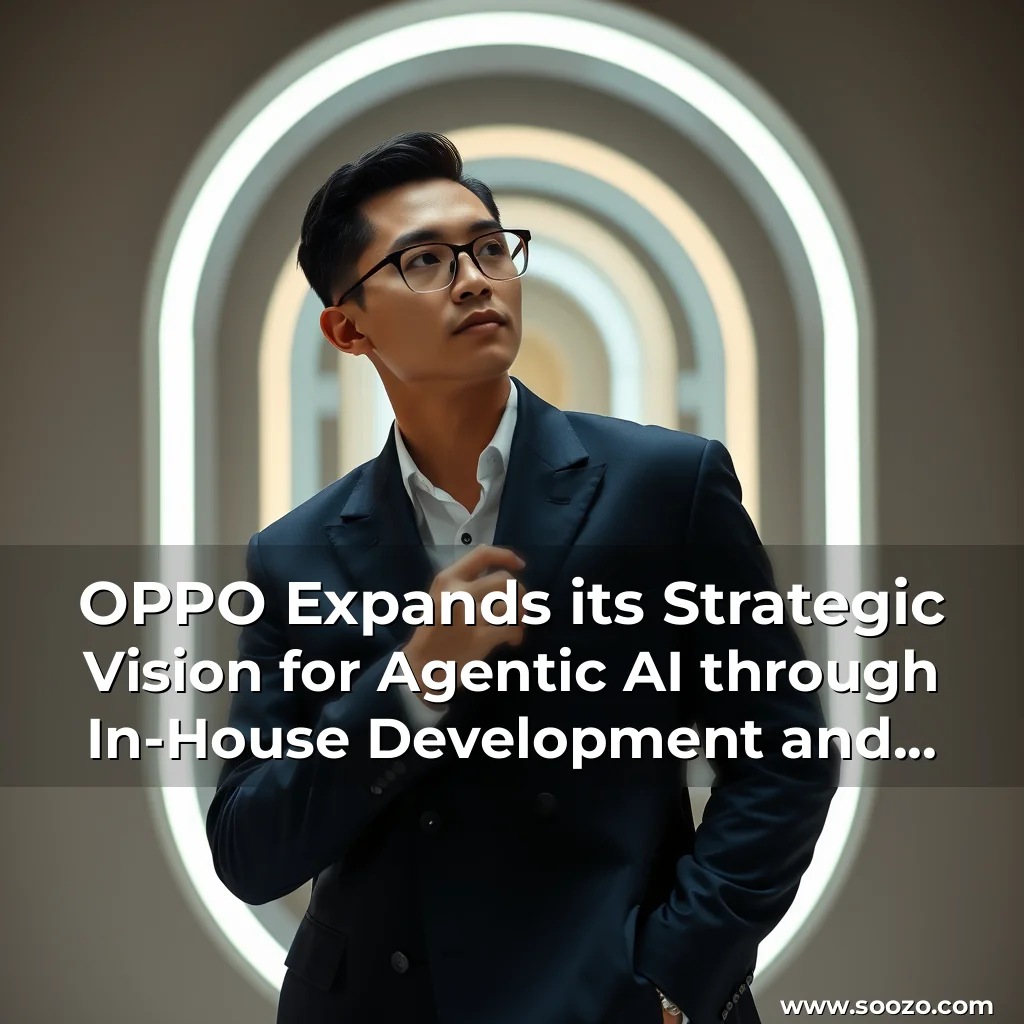 Artistic representation for OPPO Expands its Strategic Vision for Agentic AI through In-House Development and Strategic Collaboration