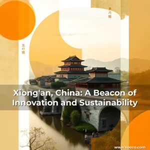Artistic representation for Xiong'an, China: A Beacon of Innovation and Sustainability