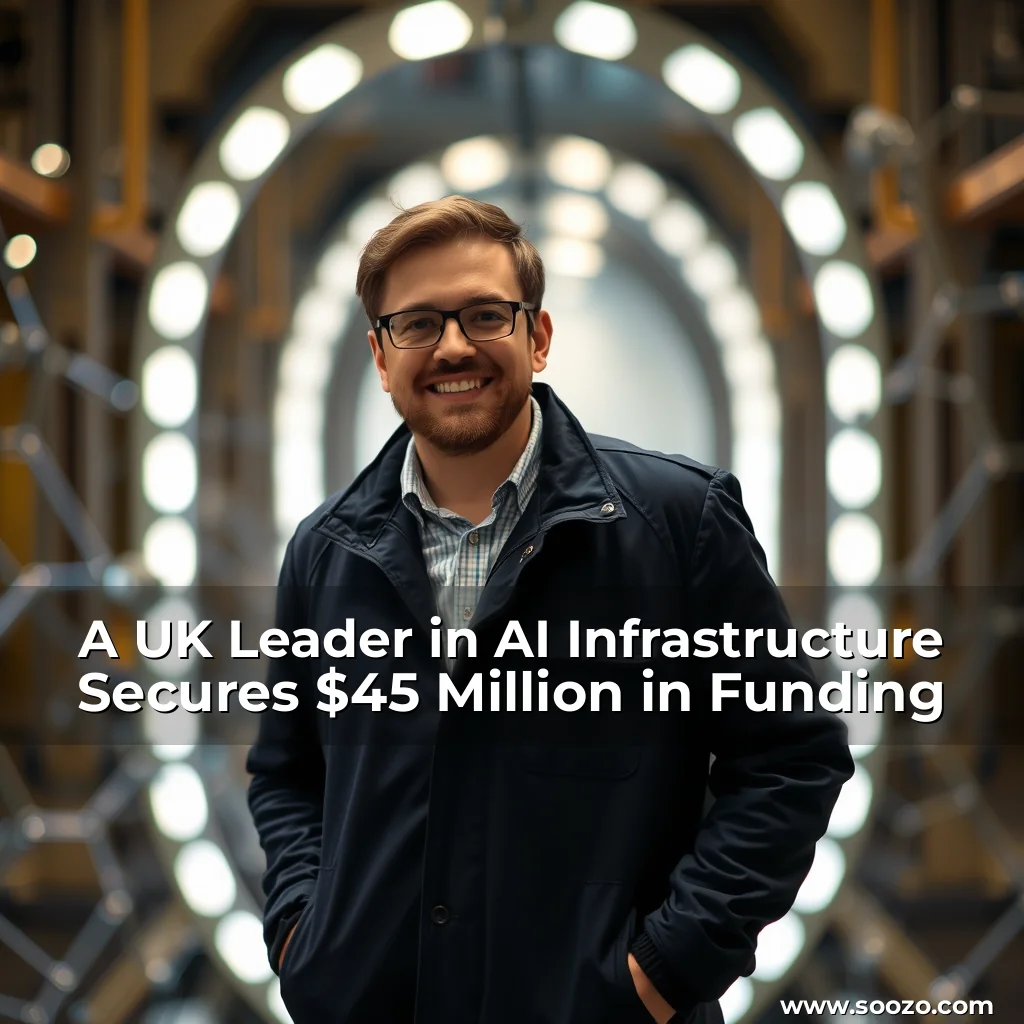 Artistic representation for A UK Leader in AI Infrastructure Secures $45 Million in Funding