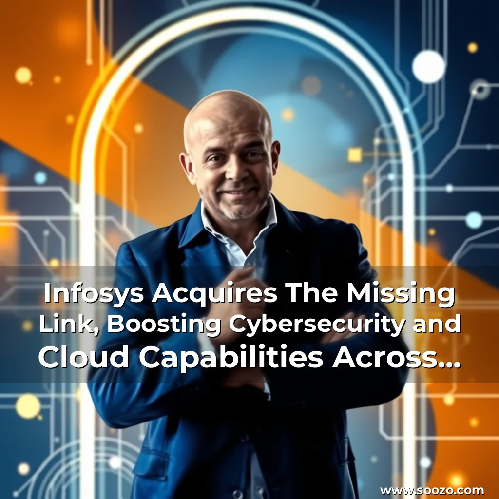 Artistic representation for Infosys Acquires The Missing Link, Boosting Cybersecurity and Cloud Capabilities Across Australia and Asia