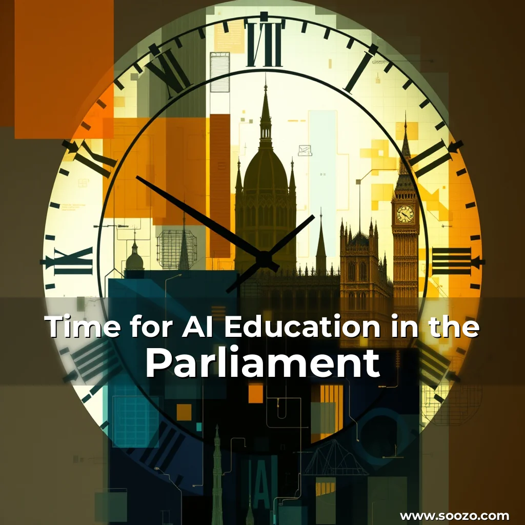 Artistic representation for Time for AI Education in the Parliament
