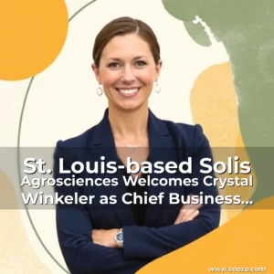Artistic representation for St. Louis-based Solis Agrosciences Welcomes Crystal Winkeler as Chief Business Officer