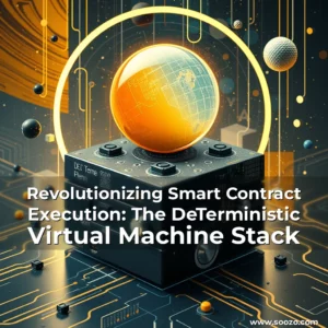 Artistic representation for Revolutionizing Smart Contract Execution: The DeTerministic Virtual Machine Stack