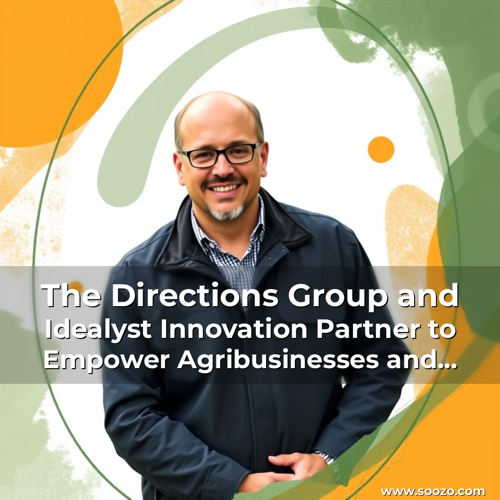 Artistic representation for The Directions Group and Idealyst Innovation Partner to Empower Agribusinesses and Farmers
