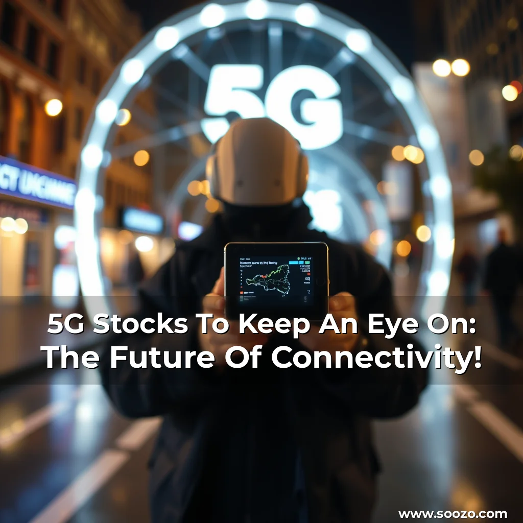 Artistic representation for 5G Stocks To Keep An Eye On: The Future Of Connectivity!