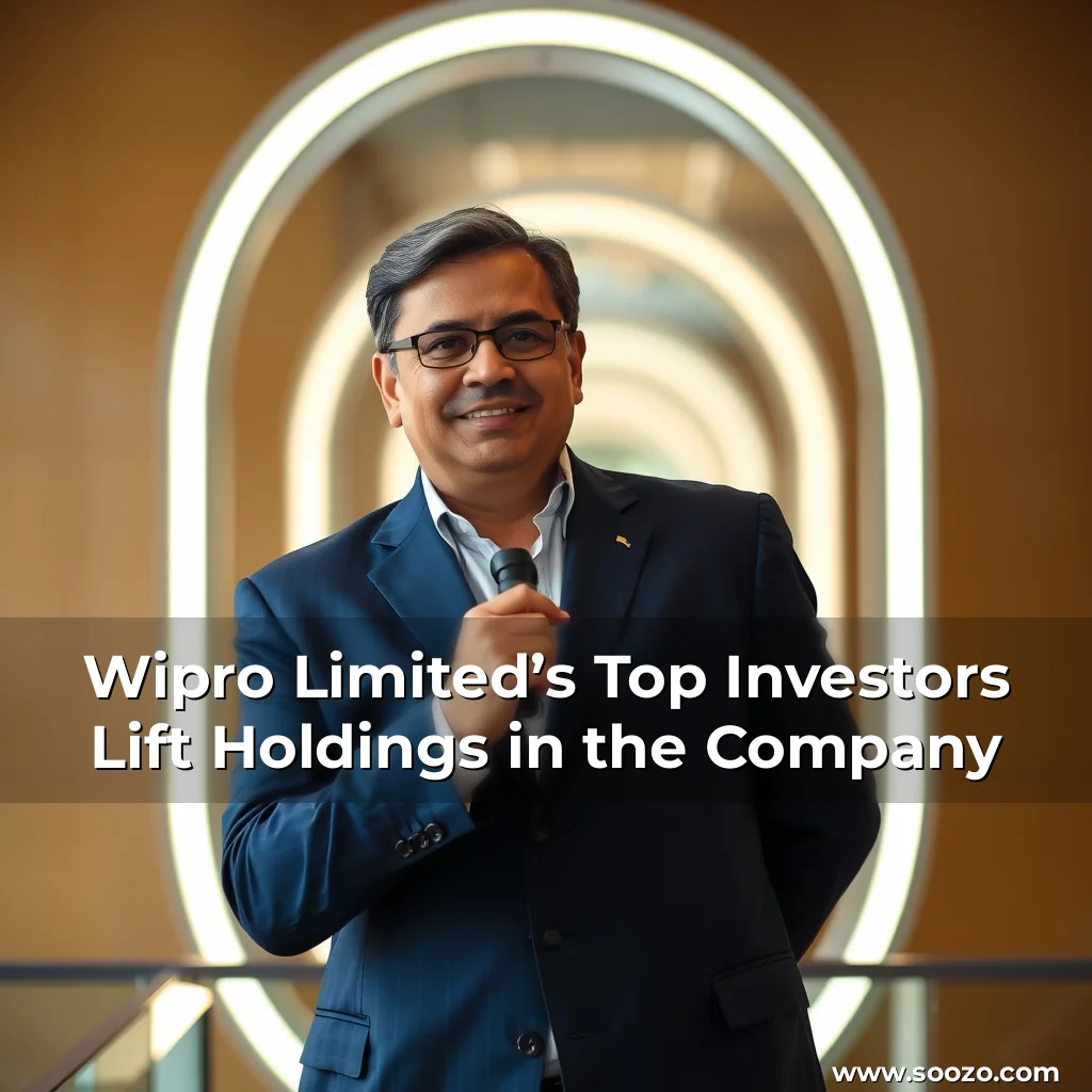 Artistic representation for Wipro Limited’s Top Investors Lift Holdings in the Company