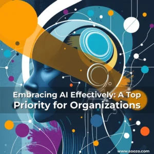 Artistic representation for Embracing AI Effectively: A Top Priority for Organizations