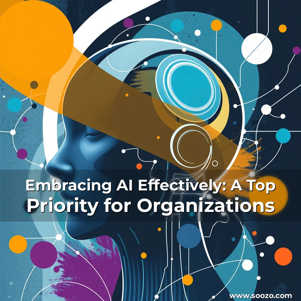 Artistic representation for Embracing AI Effectively: A Top Priority for Organizations