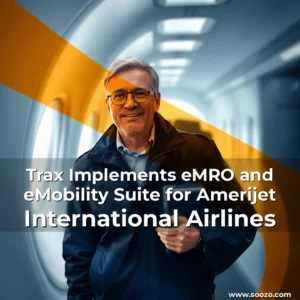 Artistic representation for Trax Implements eMRO and eMobility Suite for Amerijet International Airlines