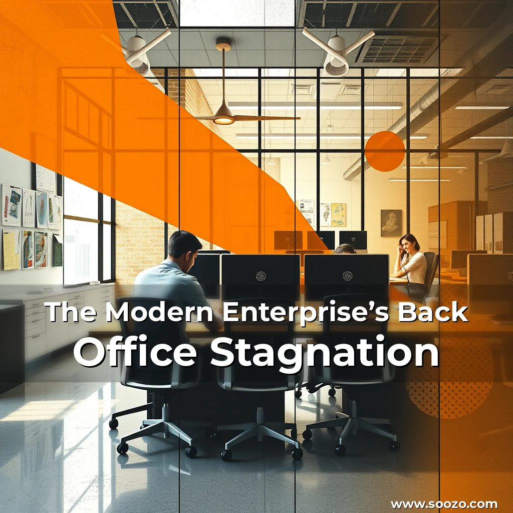 Artistic representation for The Modern Enterprise’s Back Office Stagnation