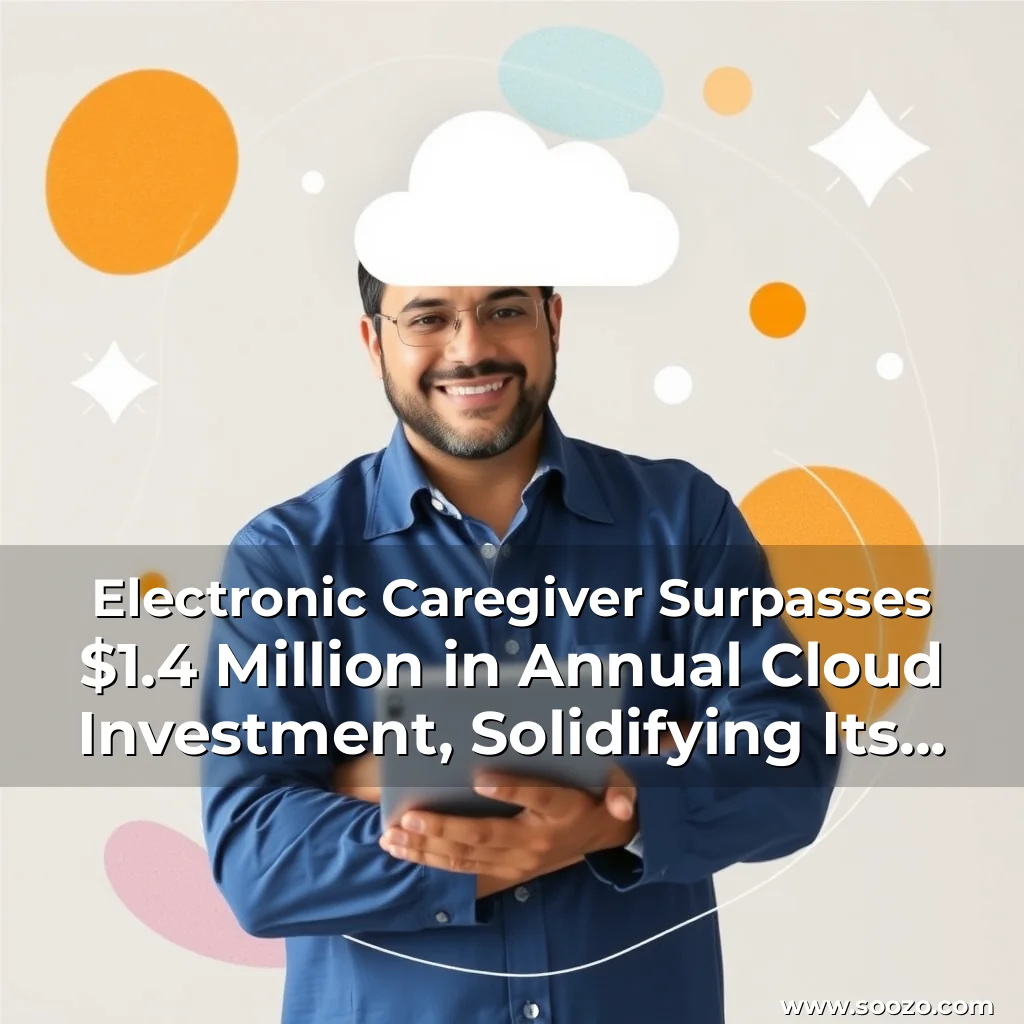 Artistic representation for Electronic Caregiver Surpasses $1.4 Million in Annual Cloud Investment, Solidifying Its Position as a Leader in Virtual Healthcare Innovation