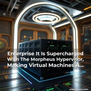 Artistic representation for Enterprise It Is Supercharged With The Morpheus Hypervisor, Making Virtual Machines A Breeze!