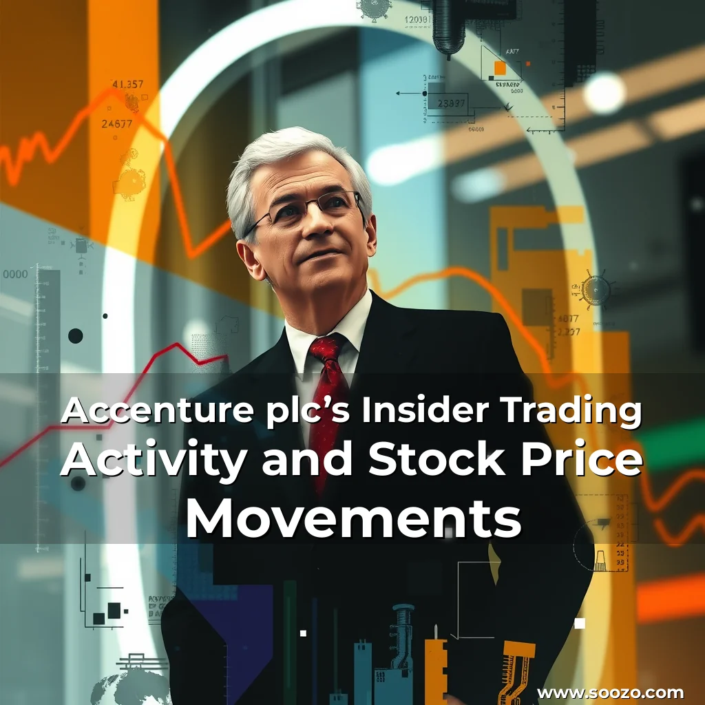 Artistic representation for Accenture plc’s Insider Trading Activity and Stock Price Movements