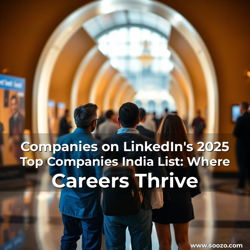 Artistic representation for Companies on LinkedIn's 2025 Top Companies India List: Where Careers Thrive
