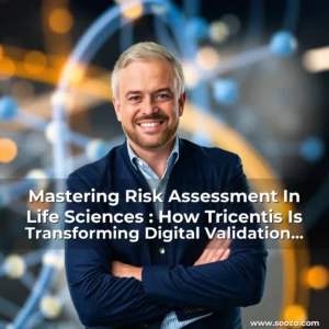 Artistic representation for Mastering Risk Assessment In Life Sciences : How Tricentis Is Transforming Digital Validation For Drug Discovery And Development!
