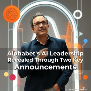 Artistic representation for Alphabet's AI Leadership Revealed Through Two Key Announcements