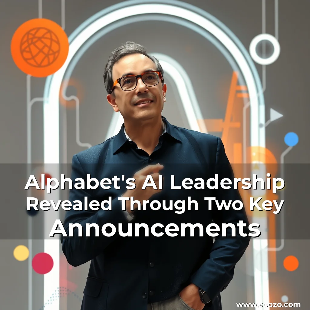 Artistic representation for Alphabet's AI Leadership Revealed Through Two Key Announcements