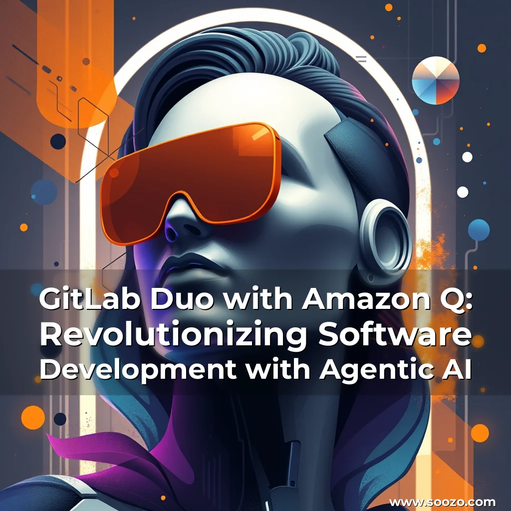 Artistic representation for GitLab Duo with Amazon Q: Revolutionizing Software Development with Agentic AI