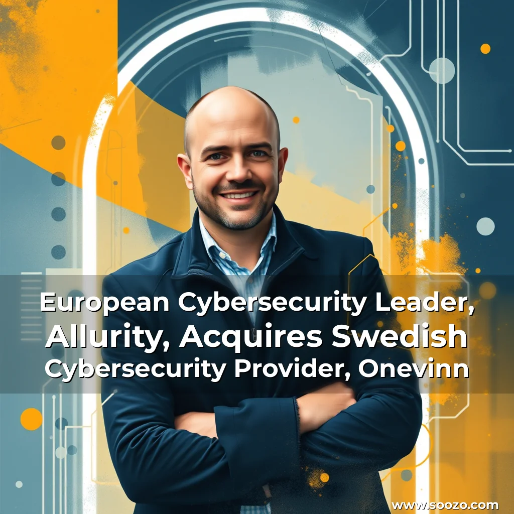 Artistic representation for European Cybersecurity Leader, Allurity, Acquires Swedish Cybersecurity Provider, Onevinn
