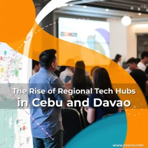 Artistic representation for The Rise of Regional Tech Hubs in Cebu and Davao