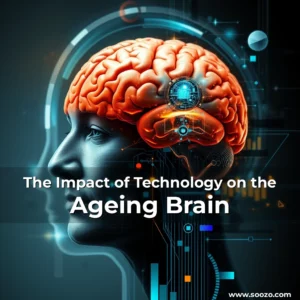 Artistic representation for The Impact of Technology on the Ageing Brain