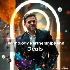 Artistic representation for Technology Partnerships and Deals