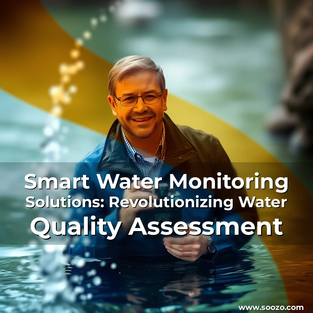 Artistic representation for Smart Water Monitoring Solutions: Revolutionizing Water Quality Assessment