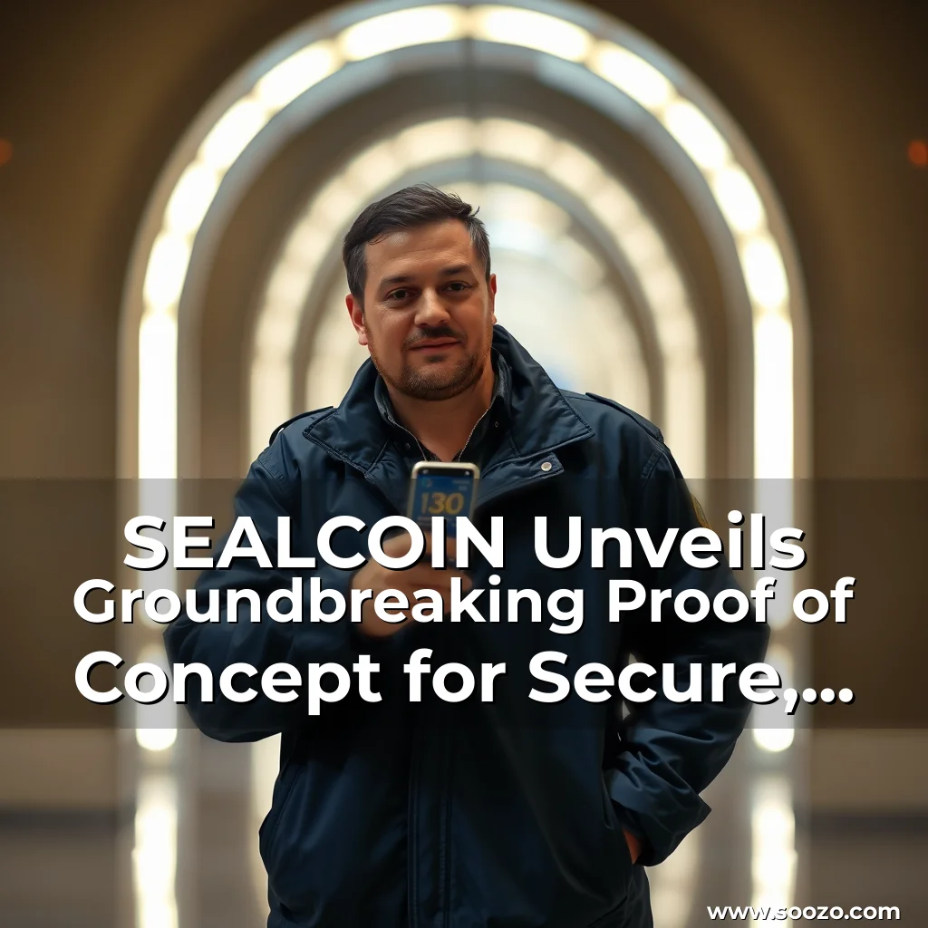 Artistic representation for SEALCOIN Unveils Groundbreaking Proof of Concept for Secure, Decentralized IoT Transactions
