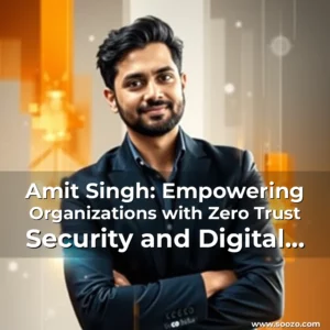 Artistic representation for Amit Singh: Empowering Organizations with Zero Trust Security and Digital Transformation