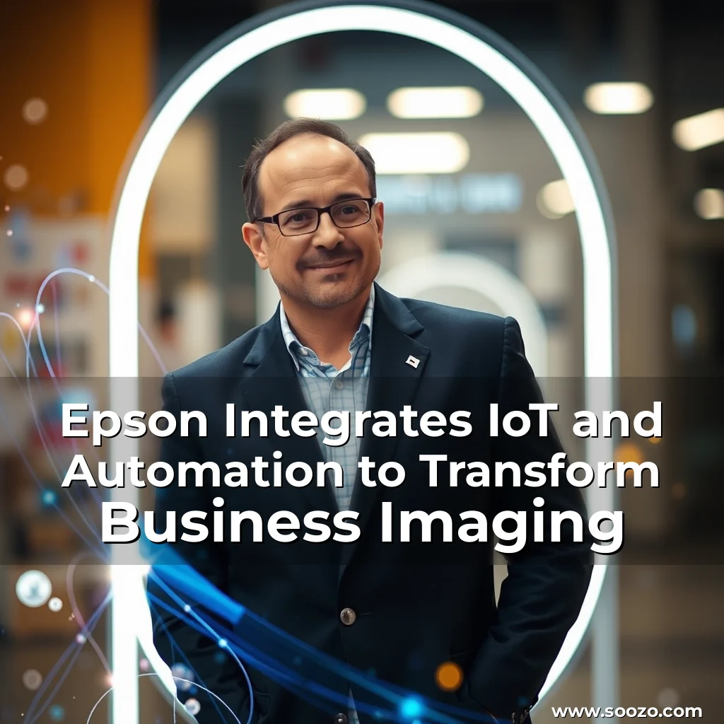 Artistic representation for Epson Integrates IoT and Automation to Transform Business Imaging