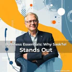Artistic representation for Business Essentials: Why SaskTel Stands Out